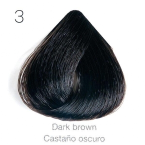 Tinte de pelo Sergilac con Keratina y Argan 3 Castaño oscuro natural 120ml - sin PPD