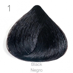 Tinte de pelo Sergilac con Keratina y Argan 1 - Color Negro natural 120ml